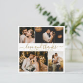 愛と感謝していスクリプ結婚トの写真 サンキューカード (スタンド正面)