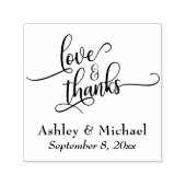 愛と感謝していタイポグラフィと詳細 セルフインキングスタンプ (デザイン)