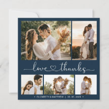 愛と感謝していハート5 Photo Collage結婚's