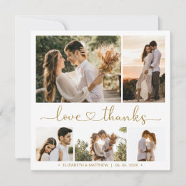 愛と感謝していハート5 Photo Collage結婚's