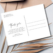 愛と感謝していビーチ結婚式感謝はがき ポストカード