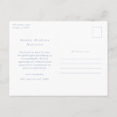 愛と感謝していベビー写真誕生のお知らせ ポストカード (裏面)