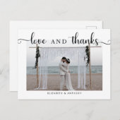 愛と感謝してい光の結婚シエレガントック ポストカード (正面/裏面)