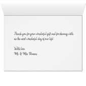 愛と感謝してい写真コラージュ結婚の感謝 (内部横(下))