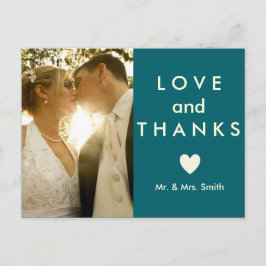 愛と感謝してい感謝 ポストカード