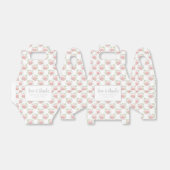 愛と感謝してい牡丹ピンク水色フローラ フェイバーボックス (折り畳みなし)