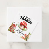 愛と感謝してい真菌キノコ蛾ベビーシャワー フェイバータグ (インサイチュ)