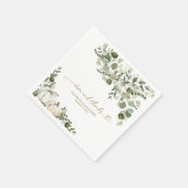 愛と感謝してい緑のパンプキ結婚ン スタンダードカクテルナプキン (角)