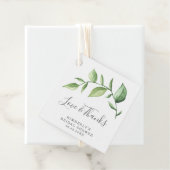 愛と感謝してい緑素朴のブライダルシャワー フェイバータグ (インサイチュ)