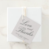 愛と感謝してい色エレガント無地のグ結婚レイ フェイバータグ (インサイチュ)