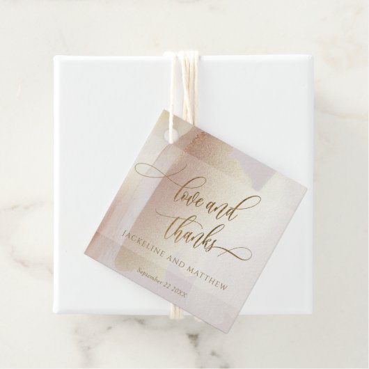 愛と感謝してい赤面、テラコッタの筆跡。 フェイバータグ (インサイチュ)