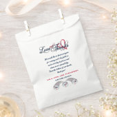 愛と感謝してい野球のパ結婚ーティのバッグ フェイバーバッグ (クリップ留めされた状態)