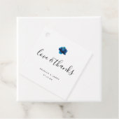 愛と感謝してい青い牡丹の結婚あなた感謝していのこと フェイバータグ (インサイチュ)