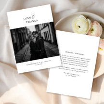 愛と感謝してい |モダンミニマル結婚リストの写真