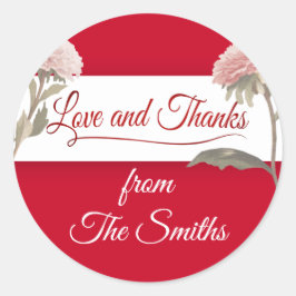 愛と感謝してい ラウンドシール