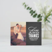 愛と感謝してい | THANK 結婚 YOU POST CARD ポストカード (スタンド正面)