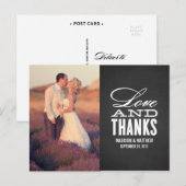 愛と感謝してい | THANK 結婚 YOU POST CARD ポストカード (正面/裏面)
