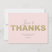 愛と感謝していXとOありがとう サンキューカード (正面)