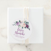 愛と感謝に満ちた紫色の植物が咲き誇る フェイバータグ (インサイチュ)