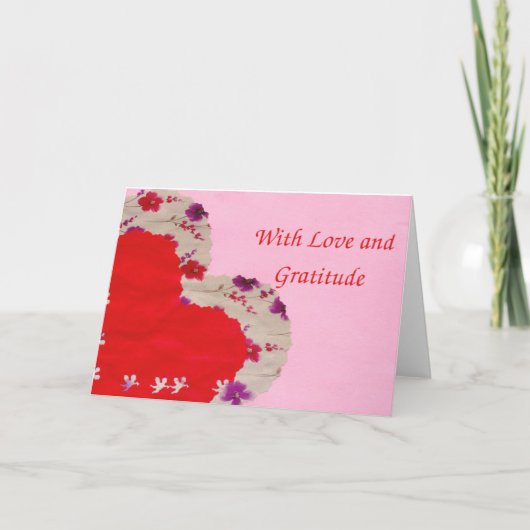 愛と感謝を込めて カード (正面)