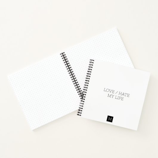 愛と憎しみの人生 ノートブック (内部)