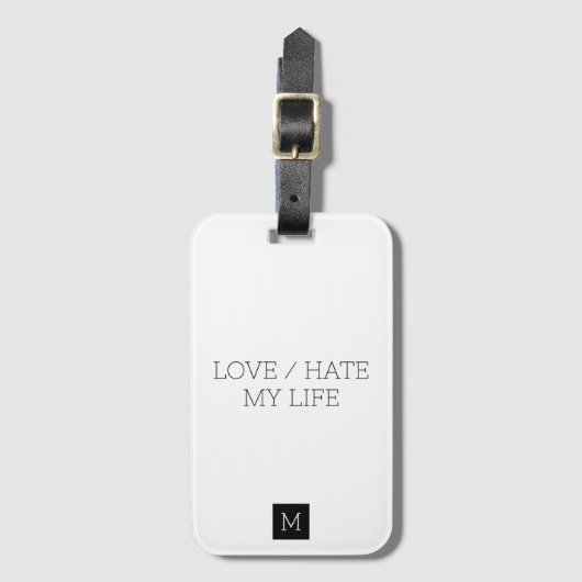 愛と憎しみの人生 ラゲッジタグ (正面縦)