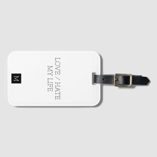 愛と憎しみの人生 ラゲッジタグ (正面横)