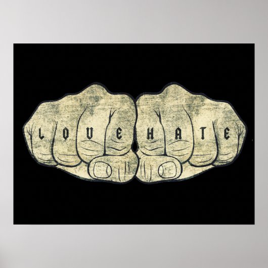 愛と憎しみの入れ墨 ポスター (正面)