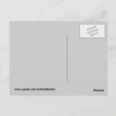 愛と憎しみ、薄いラインのはがき ポストカード (裏面)