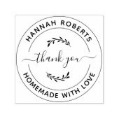 愛と手作りありがとう セルフインキングスタンプ (デザイン)