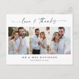 愛と手書感謝していきスクリプ結婚トの写真 ポストカード