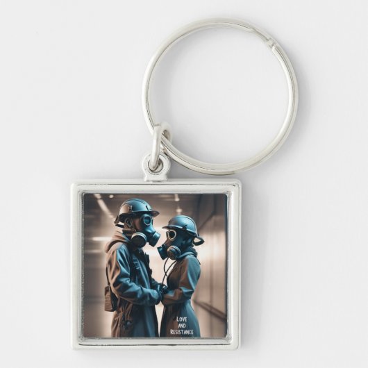 愛と抵抗のシネスコープ キーホルダー (正面)