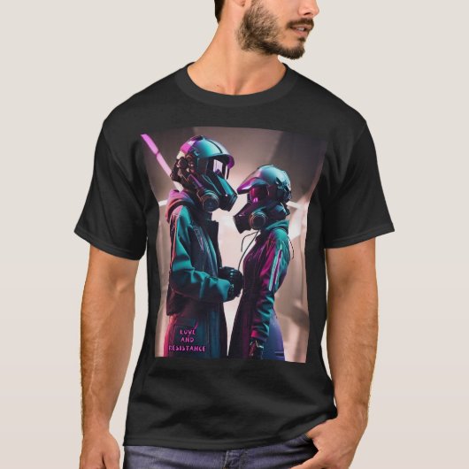 愛と抵抗の将来の範囲 Tシャツ (正面)