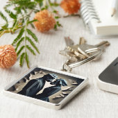 愛と抵抗の折り紙プレミアムメタルキーチェーン キーホルダー (側面)