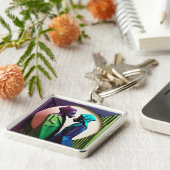 愛と抵抗の折り紙鮮やか キーホルダー (側面)