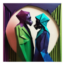 愛と抵抗の折り紙鮮やか