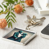 愛と抵抗の折り紙2 Premium Metal キーホルダー (側面)