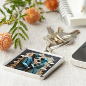 愛と抵抗の折り紙3プレミアムメタル キーホルダー (側面)