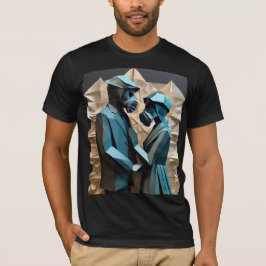 愛と抵抗の折り紙3 Tシャツ