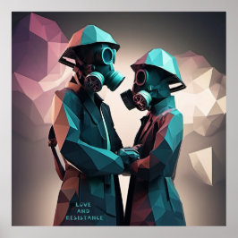 愛と抵抗アイソメローポリ ポスター