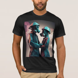 愛と抵抗アイソメローポリ Tシャツ
