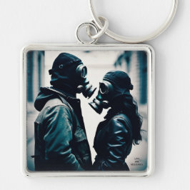 愛と抵抗アナログプレミアムメタル キーホルダー