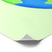 愛と救地球永遠の環境芸術 ポスター (角)