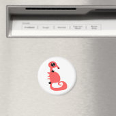 愛と星のピンクの木馬 マグネット (インサイチュ (食洗機))