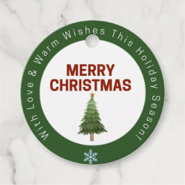 愛と暖かい願いでこのホリデーシーズン フェイバータグ