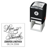 愛と書感謝してい字のスクリプ結婚ト セルフインキングスタンプ (インサイチュ)