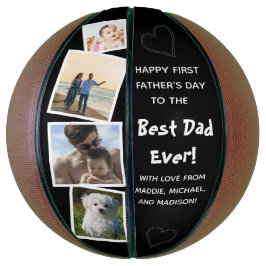 愛と最高のパパPhoto Collage Father's Day バスケットボール