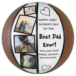 愛と最高のパパPhoto Collage Father's Day バスケットボール
