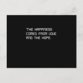 愛と望来みによる幸福 ポストカード (正面)