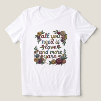 愛と毛糸と トライブレンドTシャツ